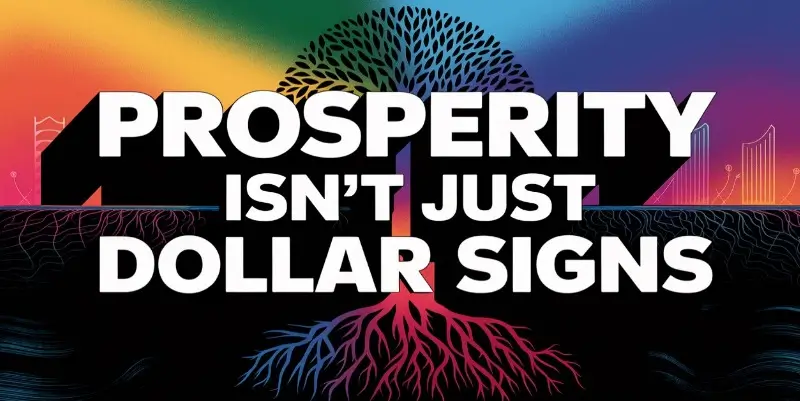 Prosperity isn't just dollar signs