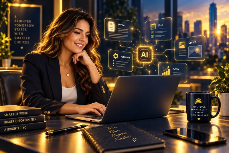 Use AI to Work Smarter, Create Faster, and Simplify Everyday Life.